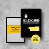 30-Day No Excuses Workbook + 12-Month Wins Tracker (Bundle) | PDF Download Instant Access